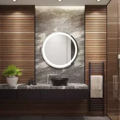 Round Caspar LED Wall Mirror