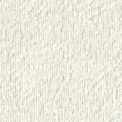 Round Cream Boucle Storage Ottoman