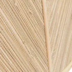 Round Elyas Natural Rattan Wall Mirror