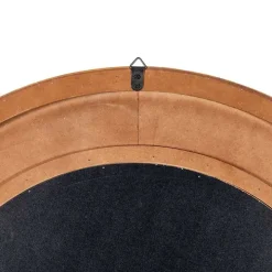 Round Elyas Natural Rattan Wall Mirror