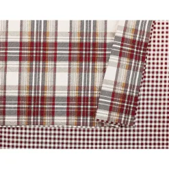 Rust Plaid Camden King 3-pc. Quilt Set