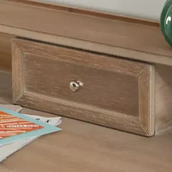 Rustic Brown Wooden Folding Desk