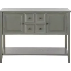 Rustic Gray 4-Drawer Charlotte Sideboard