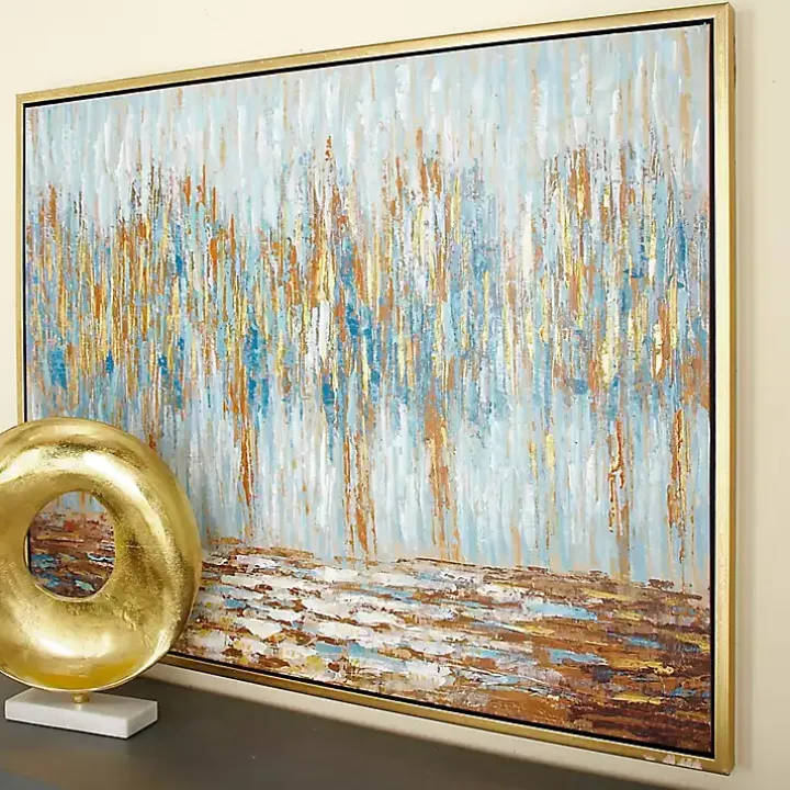 Rustic Reflections Framed Canvas Art Print