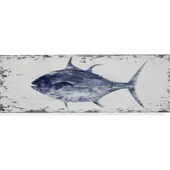 Rustic Tuna Canvas Plaque