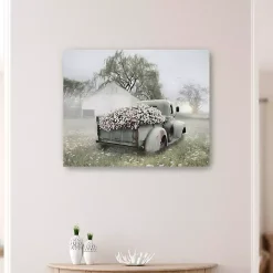 Sage Flower Truck Canvas Art Print, 30x24 in.