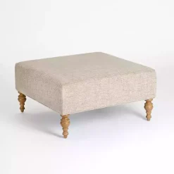 Sand Upholstered Chanson Coffee Table Ottoman