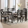 Sandy Beige Diamond Back 7-pc. Dining Set