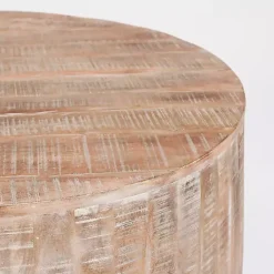 Sawmark Round Drum Coffee Table