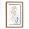 Seahorse Shadowbox Wall Plaque
