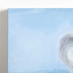 Seaside Egret Canvas Art Prints, Set of 2