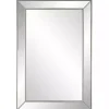 Silver Bevel Rectangle Wall Mirror