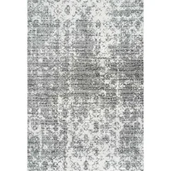 Silver Deena Abstract Area Rug, 7x9