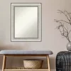 Silver Embossed Frame Wall Mirror