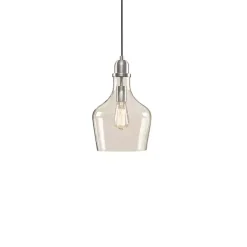 Silver Glass Avalon Pendant Light