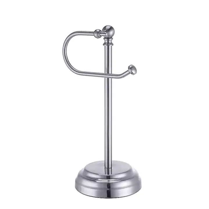 Silver Hook Countertop Towel Holder