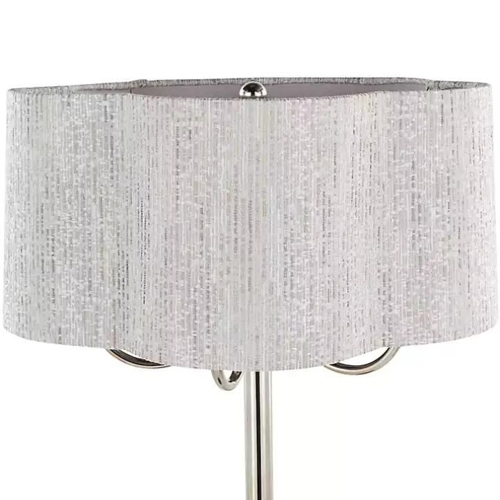 Silver Metal Lila Table Lamp