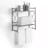Silver 2-Tier Utility Shelf