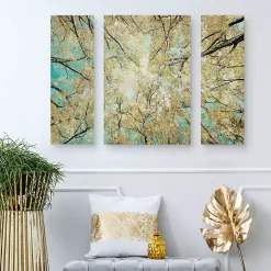 Sky High Canvas Art Prints, Set of 3