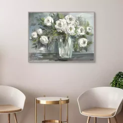 Soft Blooms Still Life Framed Wall Art