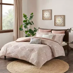 Soft Pink Tufted King 3-pc. Comforter Set
