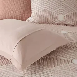 Soft Pink Tufted King 3-pc. Comforter Set