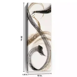 Soft Strokes Neutral Canvas Art Print