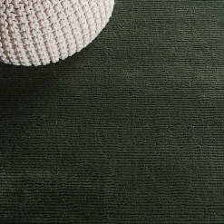 Solid Green Revive Area Rug, 6x6