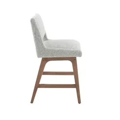 Speckled Gray Boomerang Modern Counter Stool