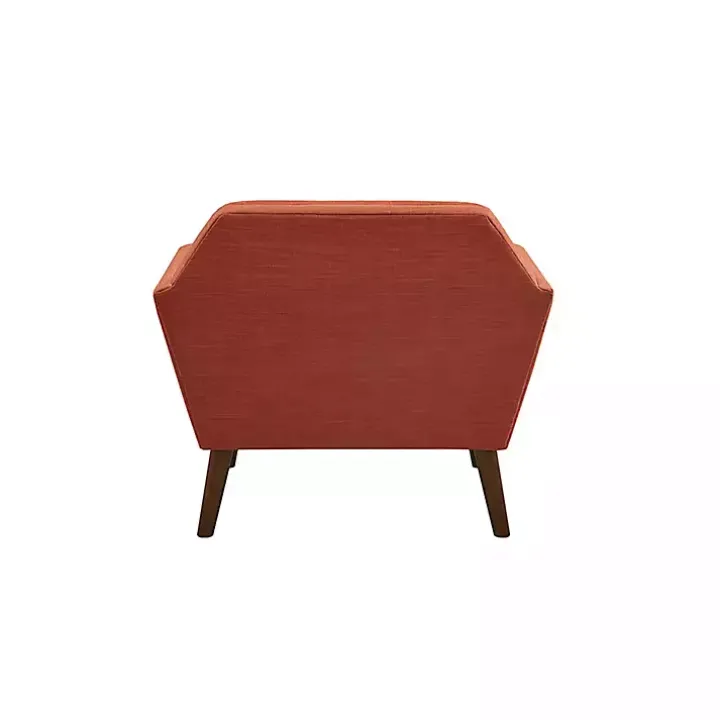 Spice Button Tufted Accent Chair
