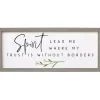 Spirit Lead Me Framed Wall Plaque