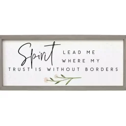 Spirit Lead Me Framed Wall Plaque