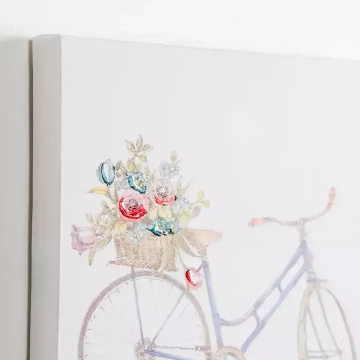 Spring Bicycles Canvas Art Prints, Set of 2