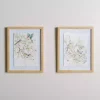 Spring Birds on Branch Framed Art Prints, Set of 2