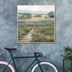 Spring Mountains Framed Canvas Art Print