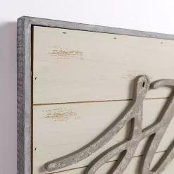 Stay Awhile Wood Plank Wall Plaque