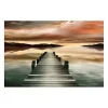 Sunset Jetty Giclee Canvas Art Print