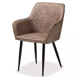 Table and Leather Bucket Chairs 5-pc. Dining Set