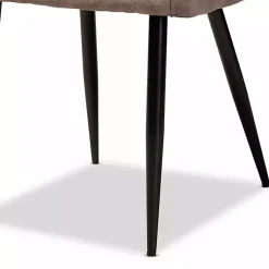 Table and Leather Bucket Chairs 5-pc. Dining Set