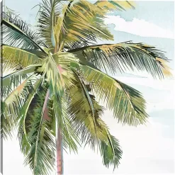 Tall Palm Canvas Art Print, 35x35 in.