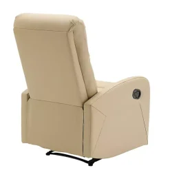 Tan Faux Leather Dormi Recliner