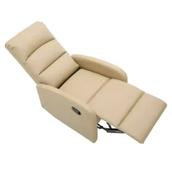 Tan Faux Leather Dormi Recliner