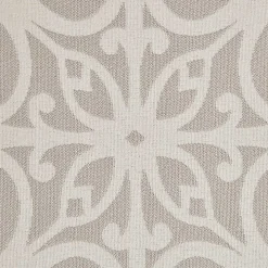 Tan Fretwork Accent Club Chair