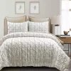 Tan Pintuck Stripe Full/Queen 5-pc. Comforter Set