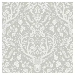 Taupe Escape to the Forest Peel & Stick Wallpaper