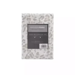 Taupe Leopard Satin Standard 2-pc. Pillow Case Set