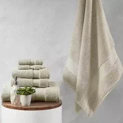 Taupe 6-pc. Cotton Bath Towel Set