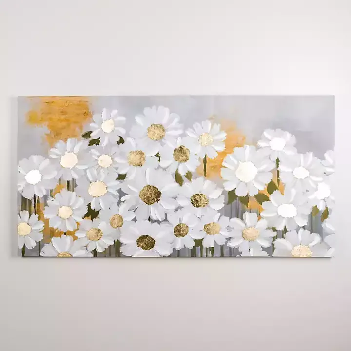The Daisy Fields Canvas Art Print