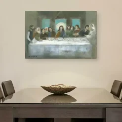 The Last Supper Canvas Art Print by Chandra Savaso