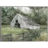 The Old Barn Framed Canvas Art Print
